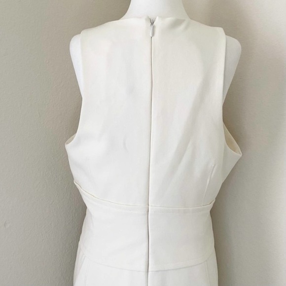 cinq a sept - NWT cassaleigh dress waist tie wrap sleeveless mini dressy ivory - Picture 7 of 10